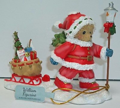 Cherished Teddies Santa Figurine 2018 William # 132073