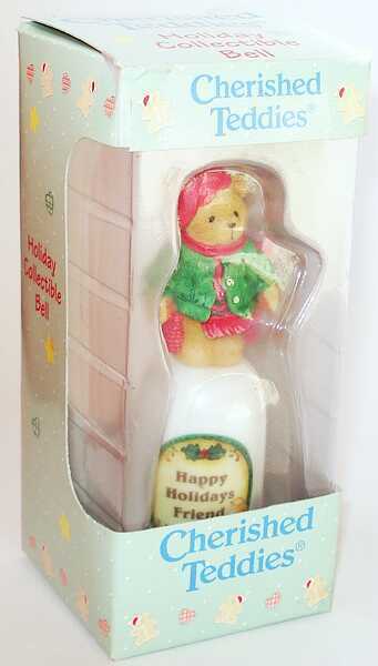 Cherished Teddies - Holiday Collectible Bell USA Retired New Original Box