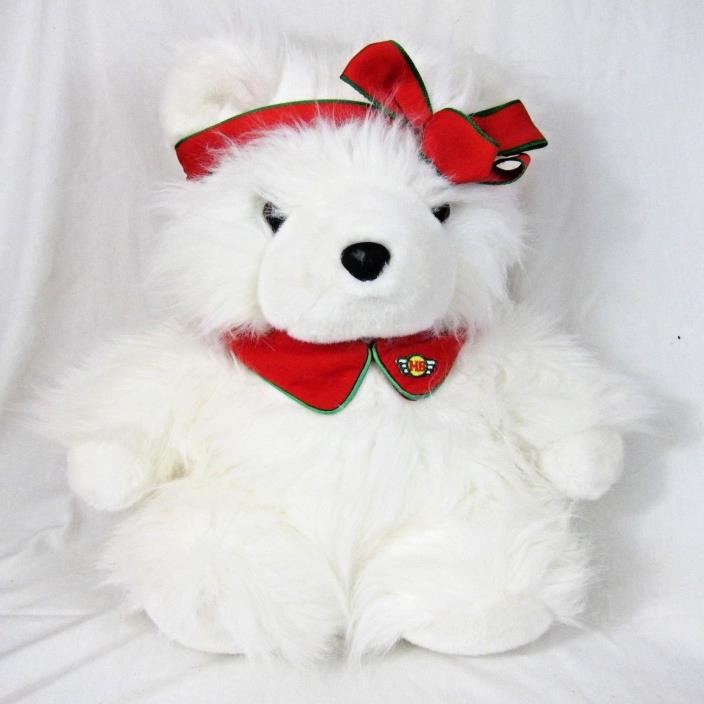 Dayton Hudson Vintage Santa Bear 1987 Christmas Stuffed Animal Teddy Bear 16
