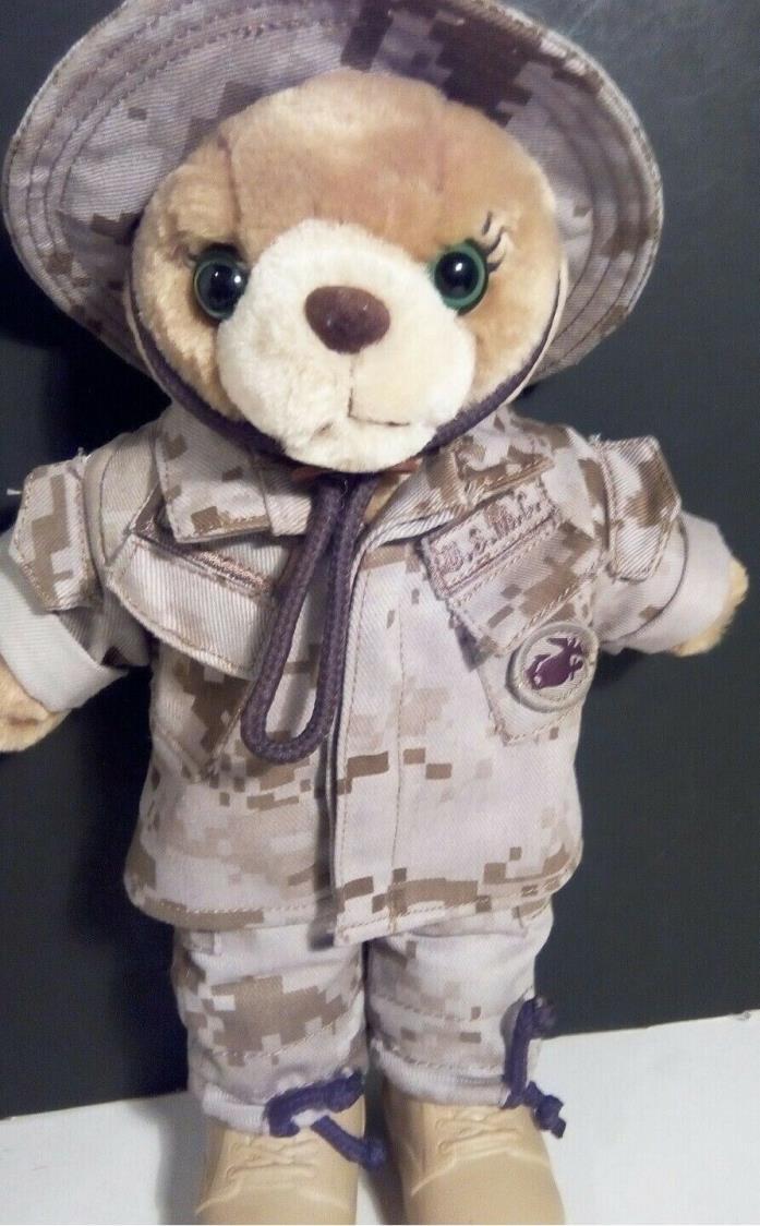 Bear Forces Of America 10'' Tall USMC Teddy Bear