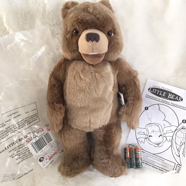 NEW PLUSH Your Friend Little Bear Teddybear Talks & Giggles Maurice Sendak 15