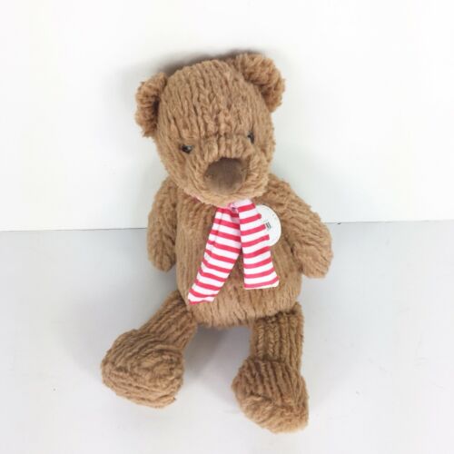 Manhattan Toy Company Brown Teddy Bear Stuffed Animal Holiday Bear Soft Plush