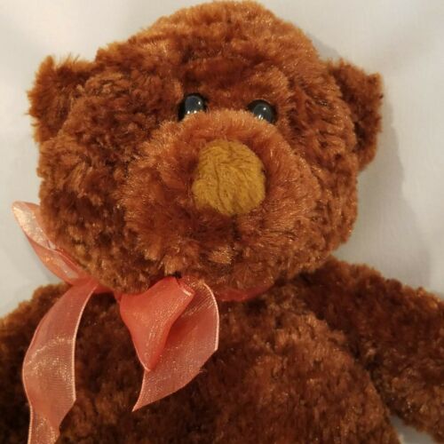 Back To Basics Teddy Bear Plush Stuffed Animal Toy Dark Chocolate Brown 11