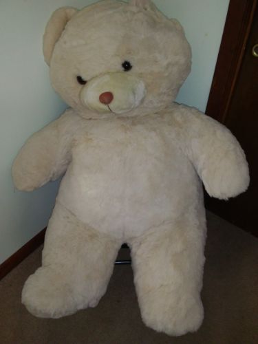 Extra Large Giant Plush cream Teddy Bear Animal Gift For Girlfriend Valentine's