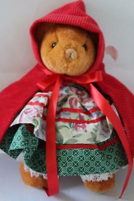 Vtg ALEXANDER DOLL Stuffed RED RIDING HOOD Well Dress BEARS Plush/Toy 8