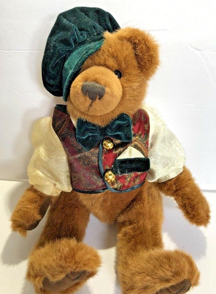 Christmas Plush Bear Fine-toy Bear 10” Stuff Animal  Bear. Holidays Toy Doll 10”