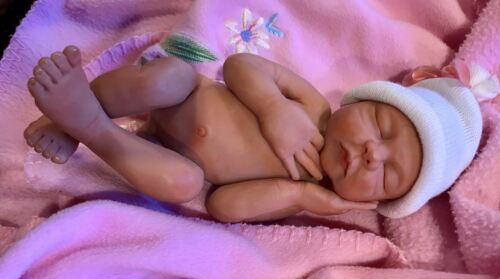 OOAK realistic Baby Polymer clay art doll 10 Inches~~