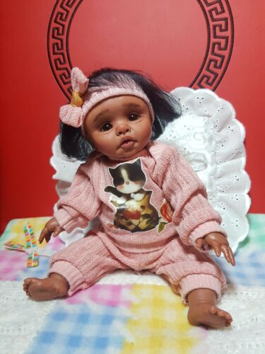 Ooak art polymer clay dolls, collectible baby doll