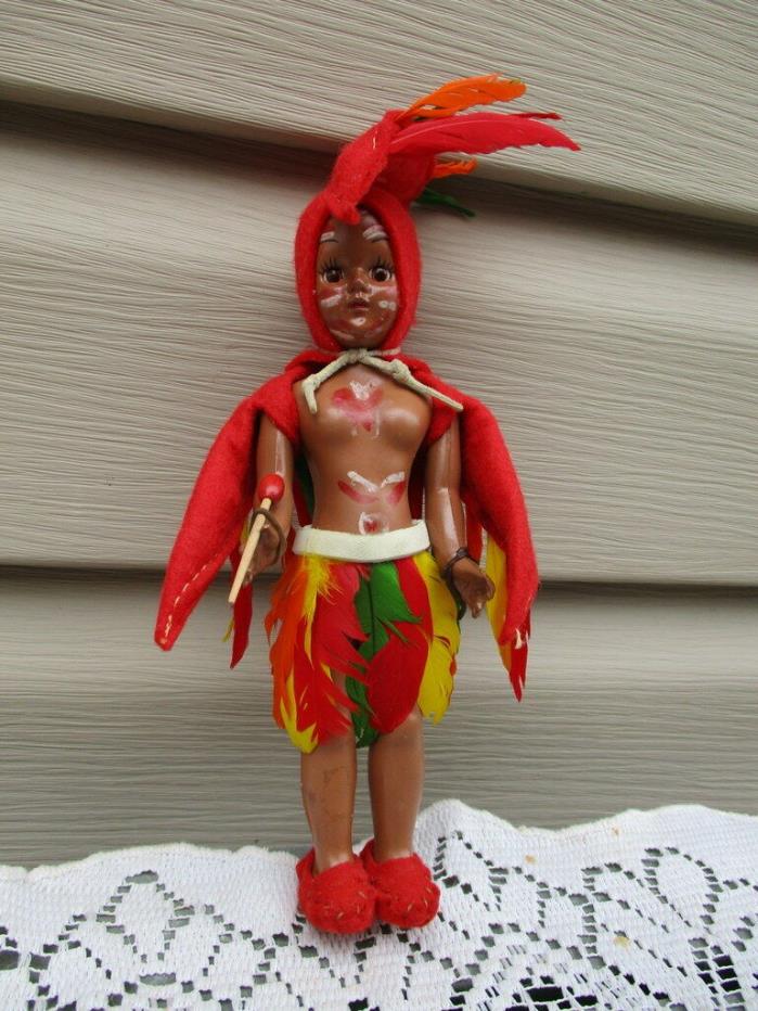 Vintage Amish Made Tribal Doll