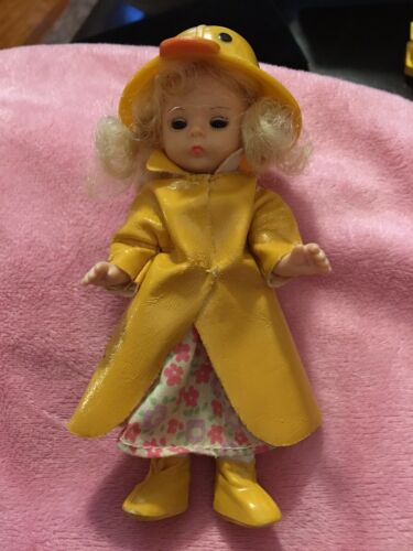 Madame Alexander Doll Girl in Duck Rain Suit McDonald's Premium - 5” Doll