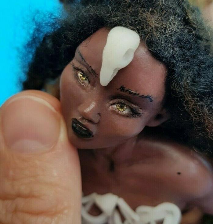 ooak fairy exotic art doll hand sculpted from polymer clay
