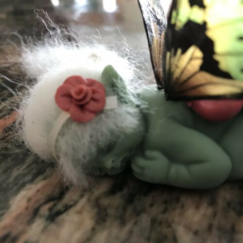 OOAK Fantasy 1 1/2” Art Fairy Doll Handmade