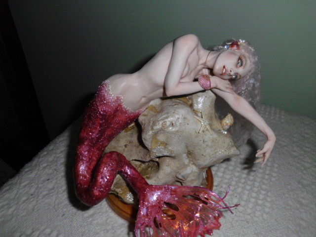 OOAK PINK MERMAID BY M. MCCARTY BEAUTIFUL