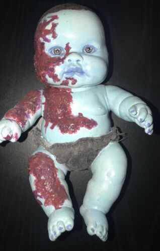 Creepy OOAK 8” Horror Baby Doll 13 Ghosts Torn Prince Hand Painted