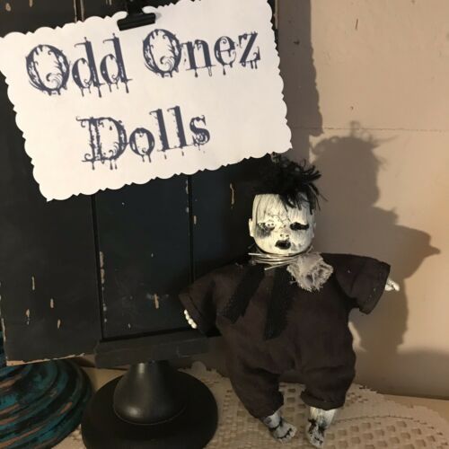 Juke Creepy Goth  Ooak Horror Baby Doll