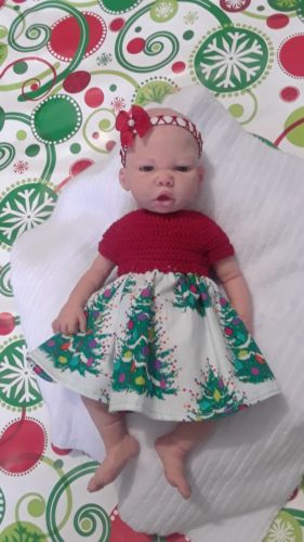 Ooak Baby Doll Clothes 10 Inch dress set