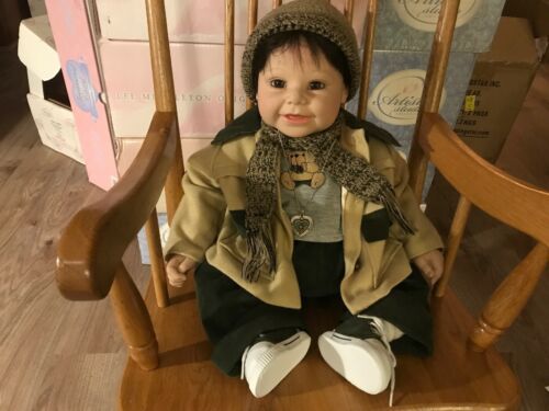 Adora Baby “Michael” Weighted Doll, Happy Winter Boy With Original Box, COA