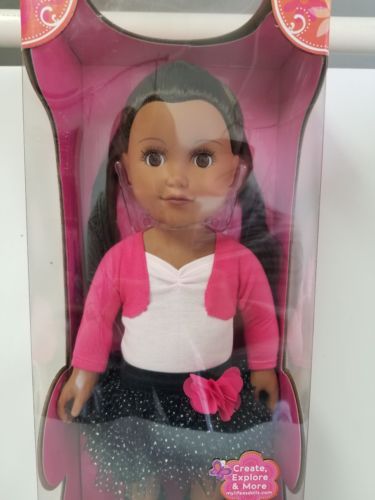 My Life As Ballerina 18 In Doll w/ Long Dark Brown Hair