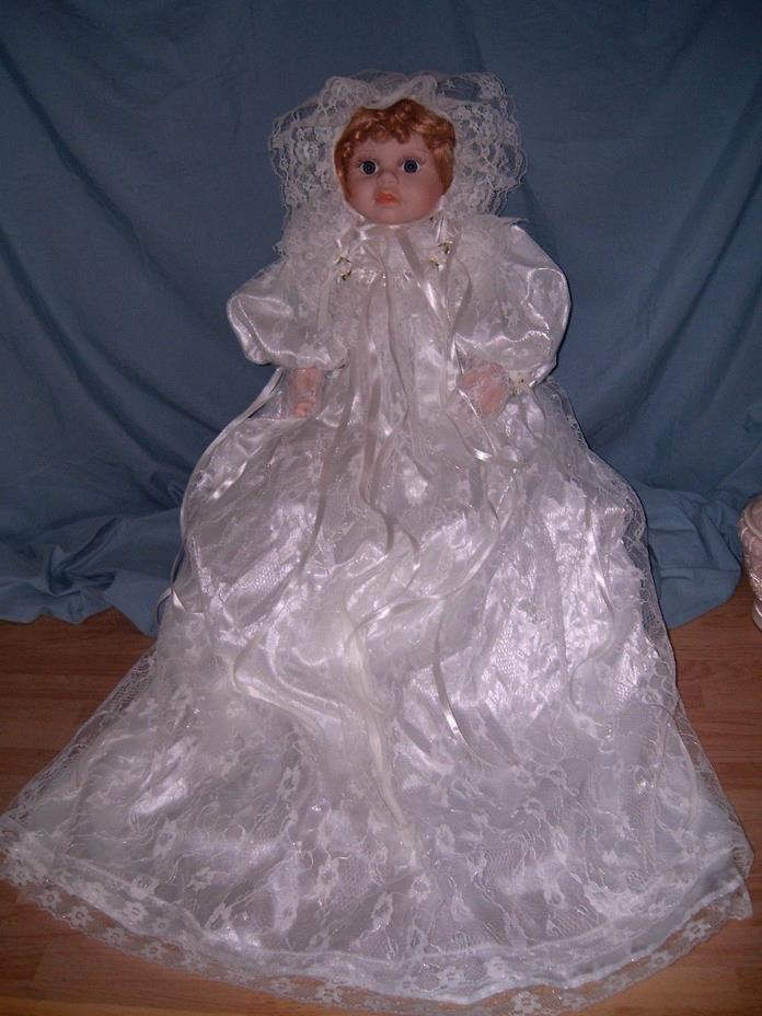 RICH BY NINA BABY DOLL w LONG GOWN EUC