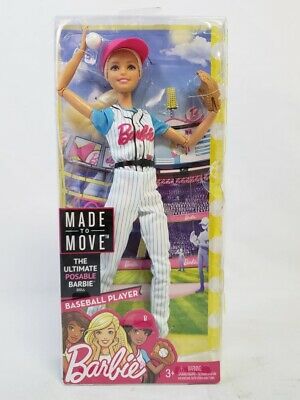 Barbie Baseball Softball Player Athlete Career Sports Doll