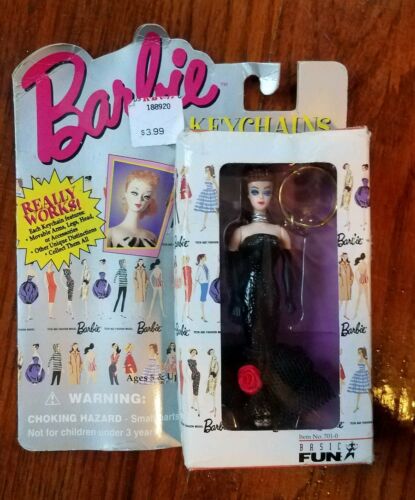 NEW Barbie Solo in the Spotlight Keychain 1995 701-0 Teen Age Fashion Model NIB