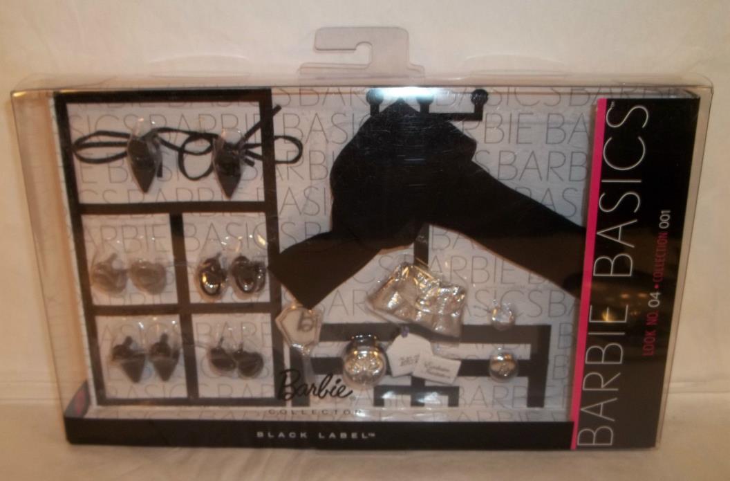 2009 Barbie Basics LOOK No. 04 Black & Silver Collection 001 NRFB B352