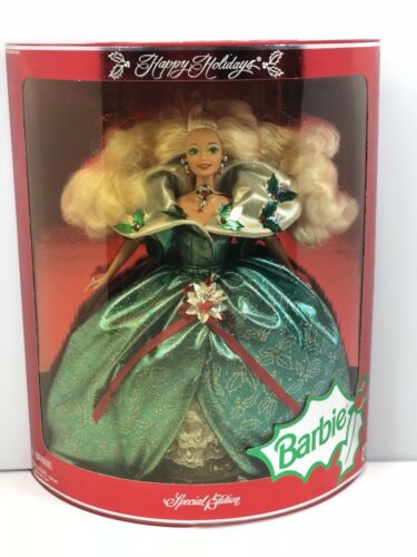 1995 Happy Holidays Special Edition Christmas Barbie (1)4123-Unopened/Box Worn