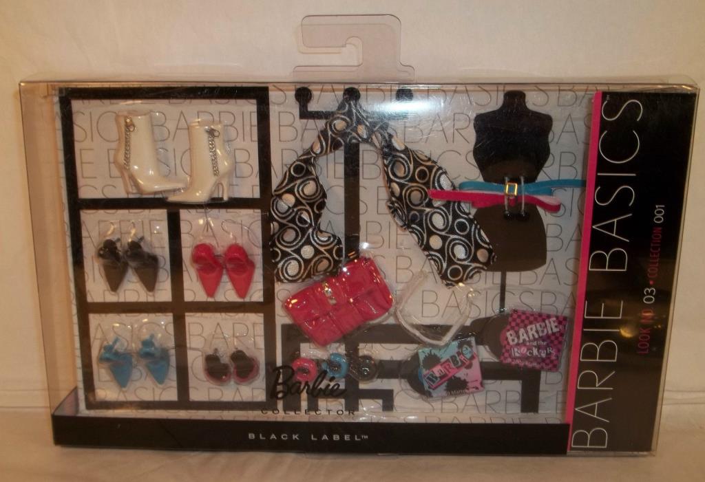 2009 Barbie Basics LOOK No. 03 Pink Purse Collection 001 NRFB B350