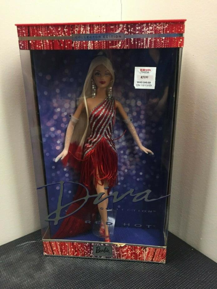BRAND NEW NRFB MATTEL Barbie Doll Diva Collection Red Hot