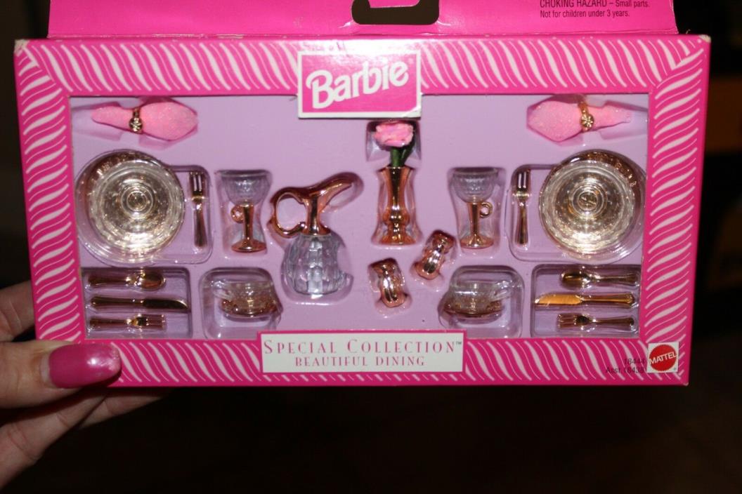Mattel Barbie Special Collection Dining Set 1997