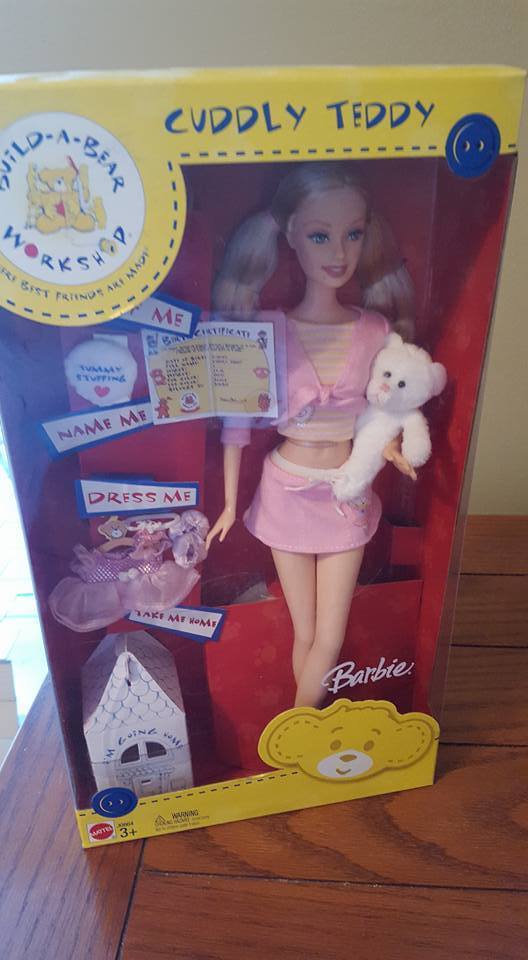 Barbie Build-A-Bear Workshop RARE Cuddly Teddy Doll NIB NRFB