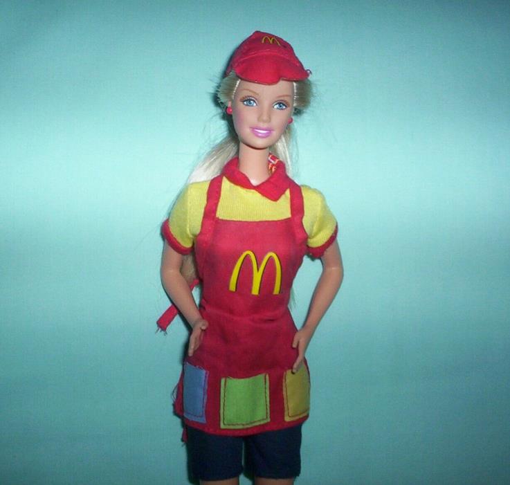 BARBIE McDonald's Fun Time -Doll Only- Wearing Complete Outfit
