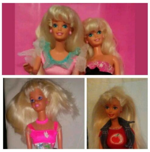 Lot 4 Barbie Dolls (2)1994 Special Edition Tooth Fairy, Flower Fun, Back School!