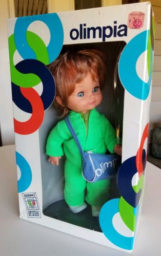 Vintage Rare Sebino Olimpia Olympic Tribute Doll (NIB)