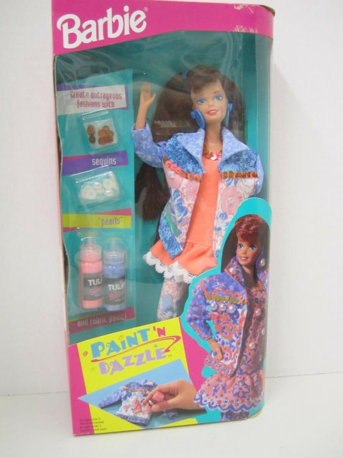 Paint 'N Dazzle Barbie - Redhead 1993 Mattel #10057 - Create outrageous fashions