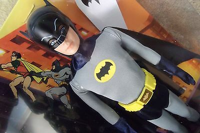 Vintage Look Superhero Batman Ken Doll & Removable Mask Navy Cape