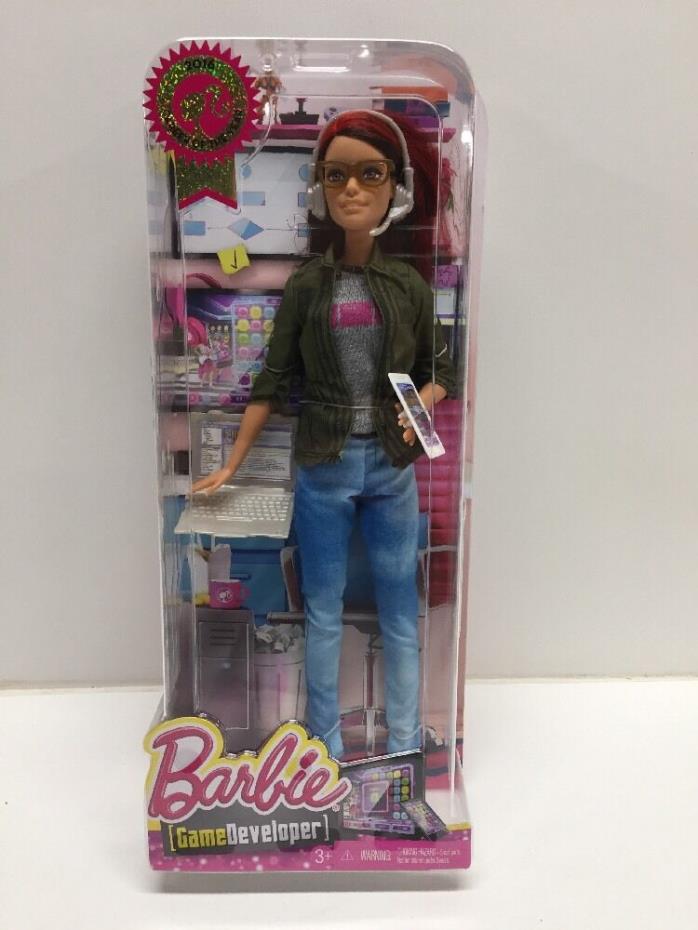 New! 2016 Career Of The Year ~ Barbie Careers Game Developer Doll