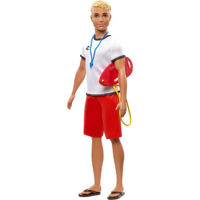 Barbie You Can Be Anything Careers Ken Lifeguard Doll - New