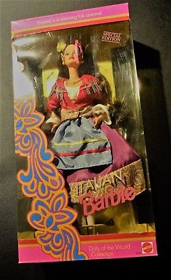 BARBIE Fashion Doll Dolls of World Series Collector Ed ITALIAN 1992 NEW NRFB