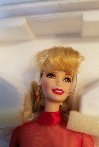 Barbie Holiday Gift Porcelain Doll 1998 Mint In Box