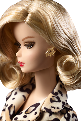 Designer Charlotte Olympia Barbie Doll & Bag Shoes Earrings Leopard Mascot