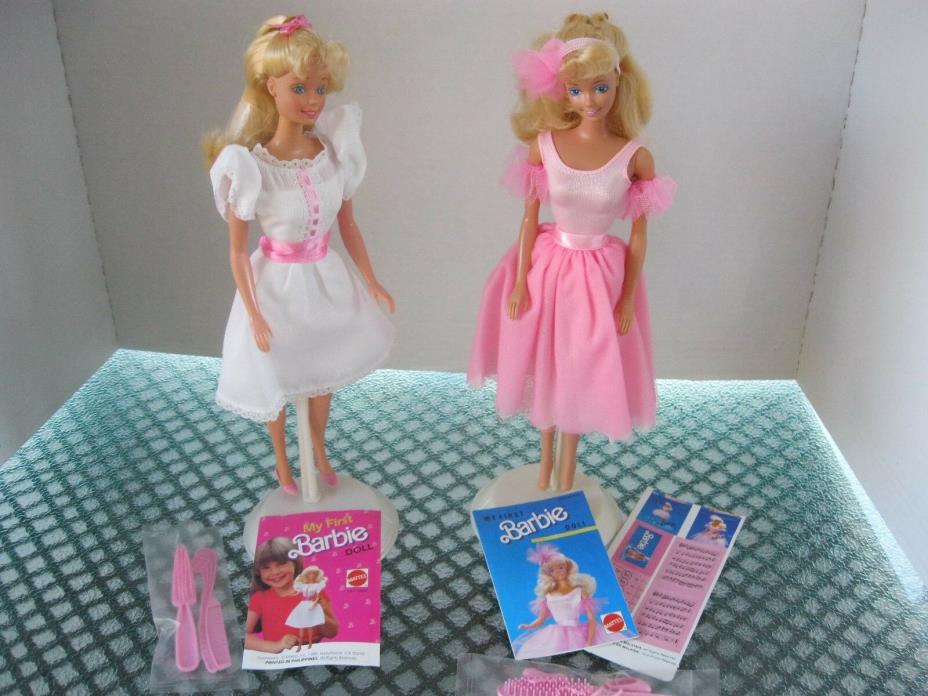 Vintage My First Barbie Dolls 1984 & 1986 Lovely