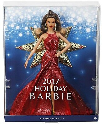 Holiday Barbie 2017 Doll Teresa BRUNETTE Christmas Collector Mattel New in Box