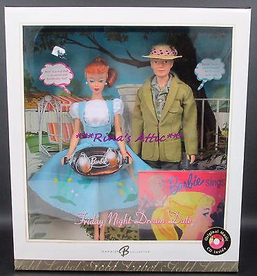 FRIDAY NIGHT DREAM DATE Gold Label Repro Reproduction Barbie & Ken Gift Set