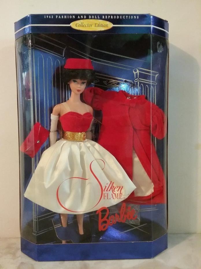 1997 New Silken Flame Barbie1962 Reproduction Collector Edition NIB