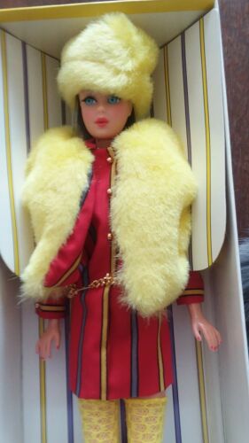 Barbie Twist & Turn Ltd Ed 1967 Reproduction in Box with Stand by Mattel