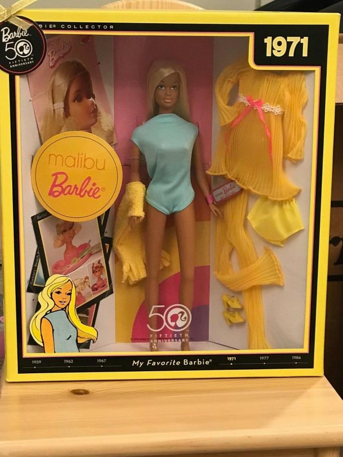 Barbie Malibu Doll My Favorite Barbie 1971 Repro 2008  NRFB