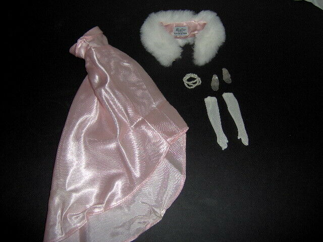 BARBIE ENCHANTED EVENING OUTFIT REPRODUCTION # 983 GOWN STOLE GLOVES SHOES