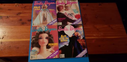 Barbie Bazaar Magazine 1994 - 4 Issues Bi Monthly Vintage Collector
