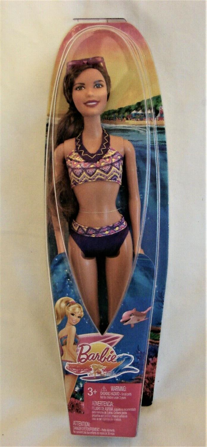 Barbie In a Mermaid Tale 2 Brunette Beach Bikini 2011 NRFB